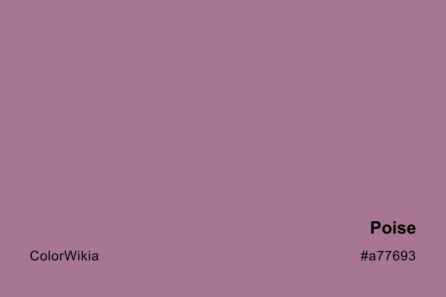Poise Color – #a77693: Codes and Complete Breakdown
