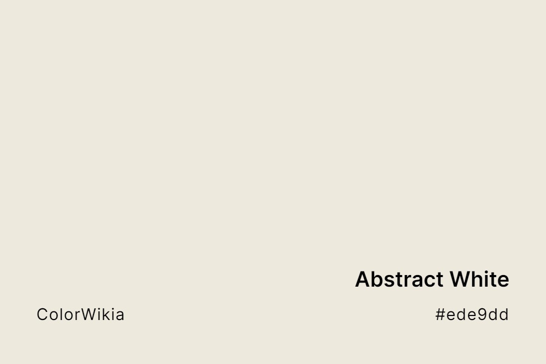 Abstract White Color – #ede9dd: Codes and Complete Breakdown
