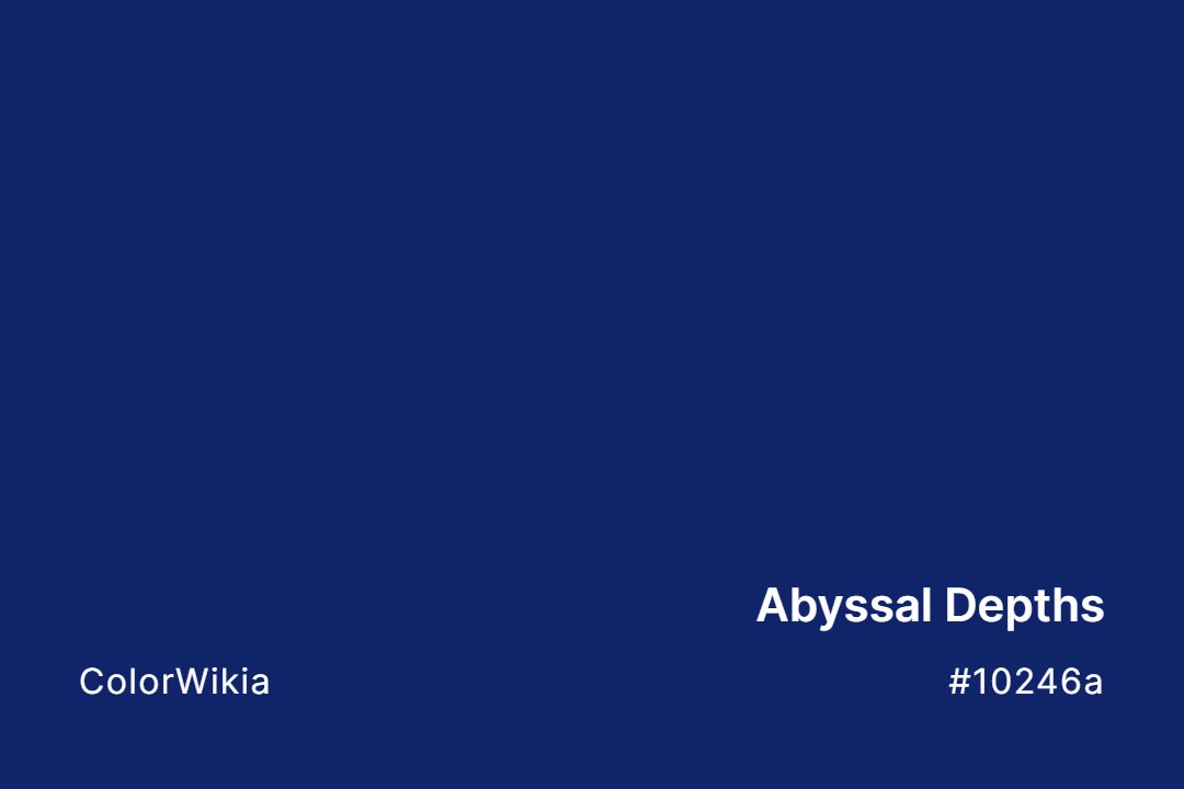 Abyssal Depths Color – #10246a: Codes and Complete Breakdown