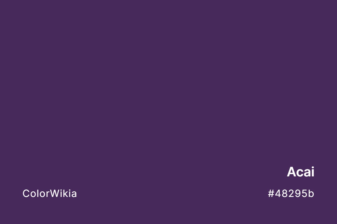 Acai color