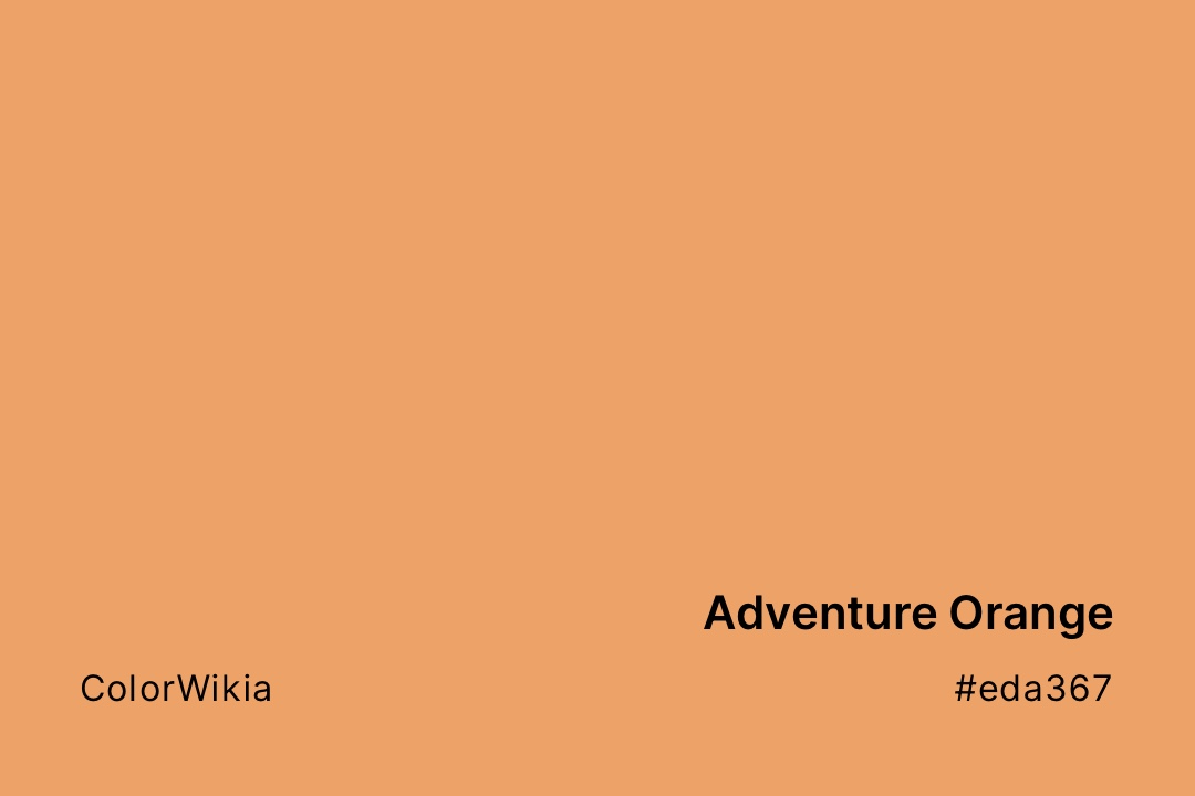 adventure orange color eda367