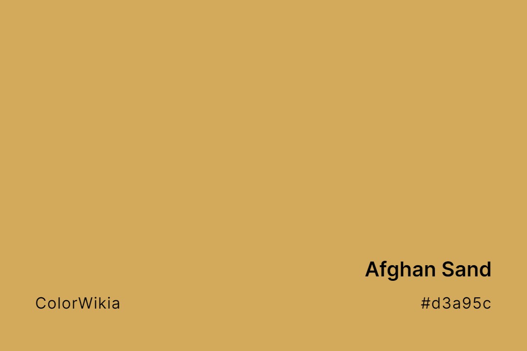 Afghan Sand Color – #d3a95c: Codes and Complete Breakdown