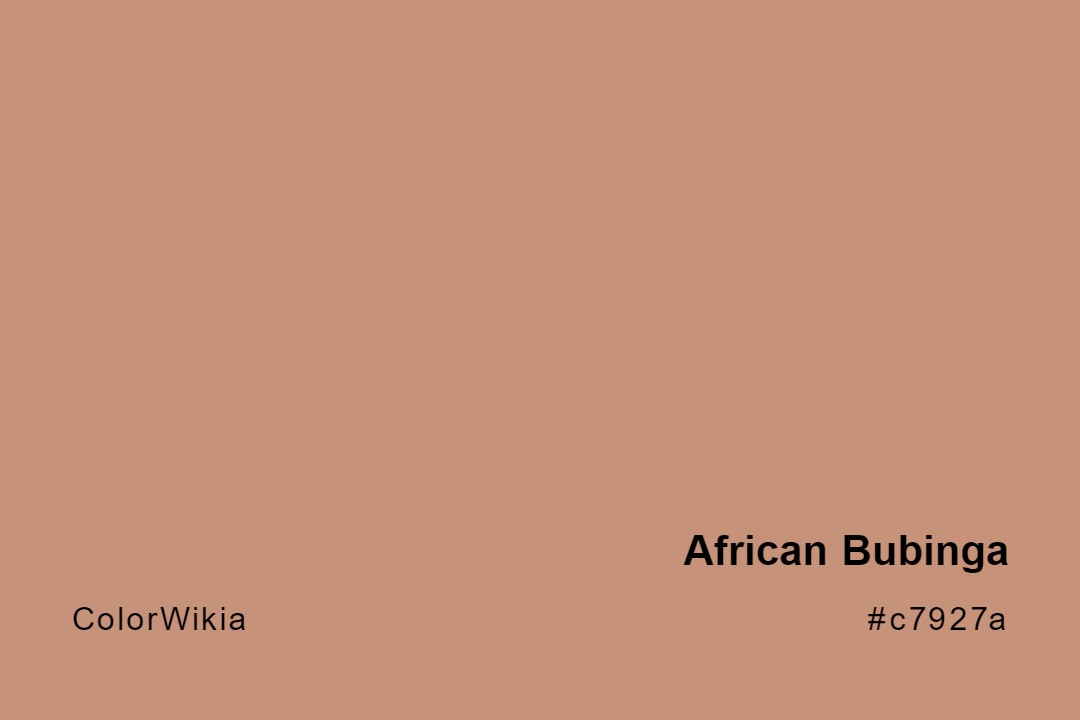 african bubinga color c7927a