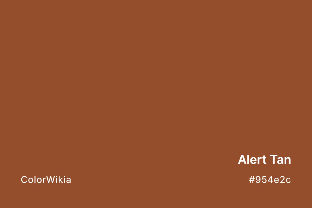 Alert Tan Color – #954e2c: Codes and Complete Breakdown