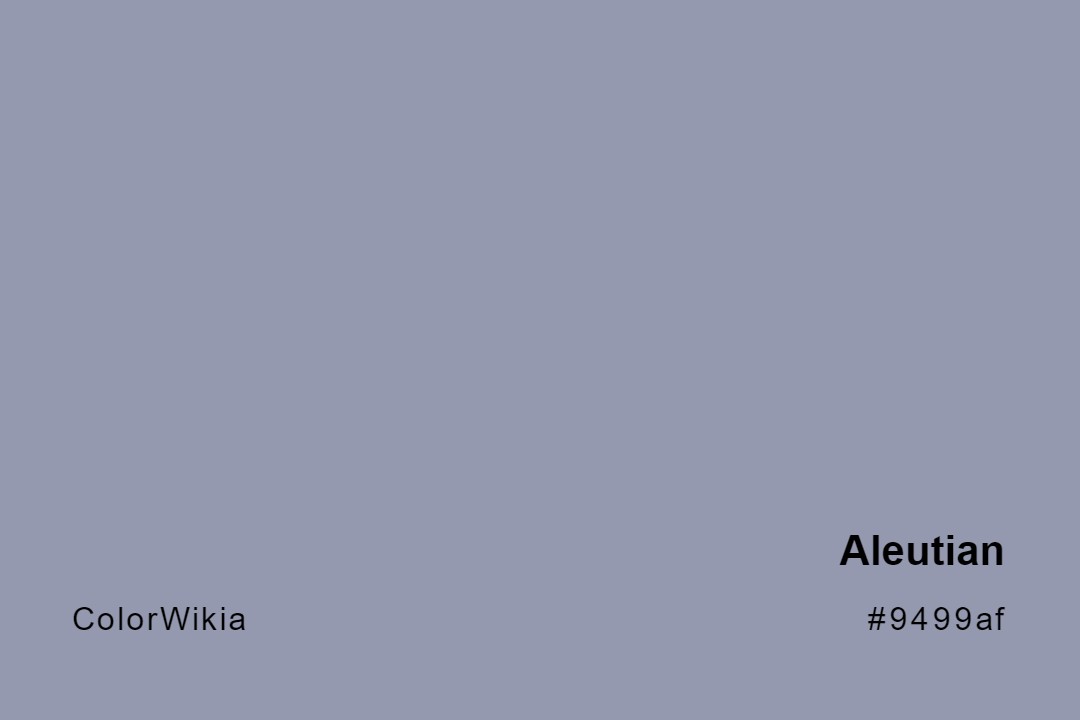 Aleutian Color – #9499af: Codes and Complete Breakdown
