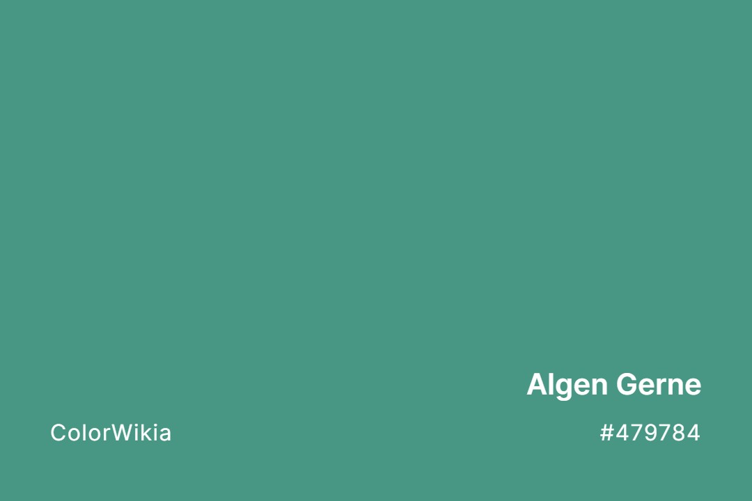 Algen Gerne Color – #479784: Codes and Complete Breakdown