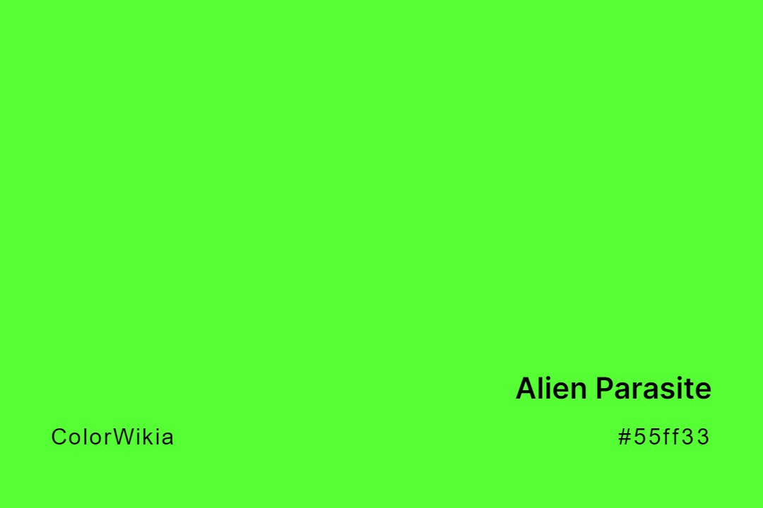Alien Parasite Color – #55ff33: Codes and Complete Breakdown