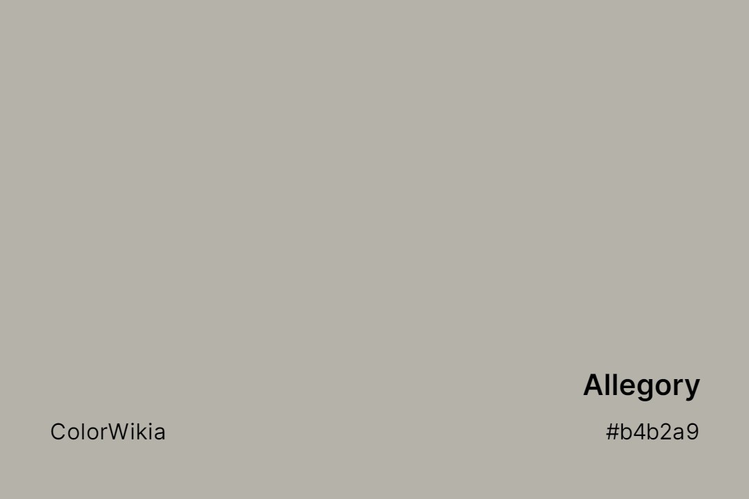 Allegory Color – #b4b2a9: Codes and Complete Breakdown