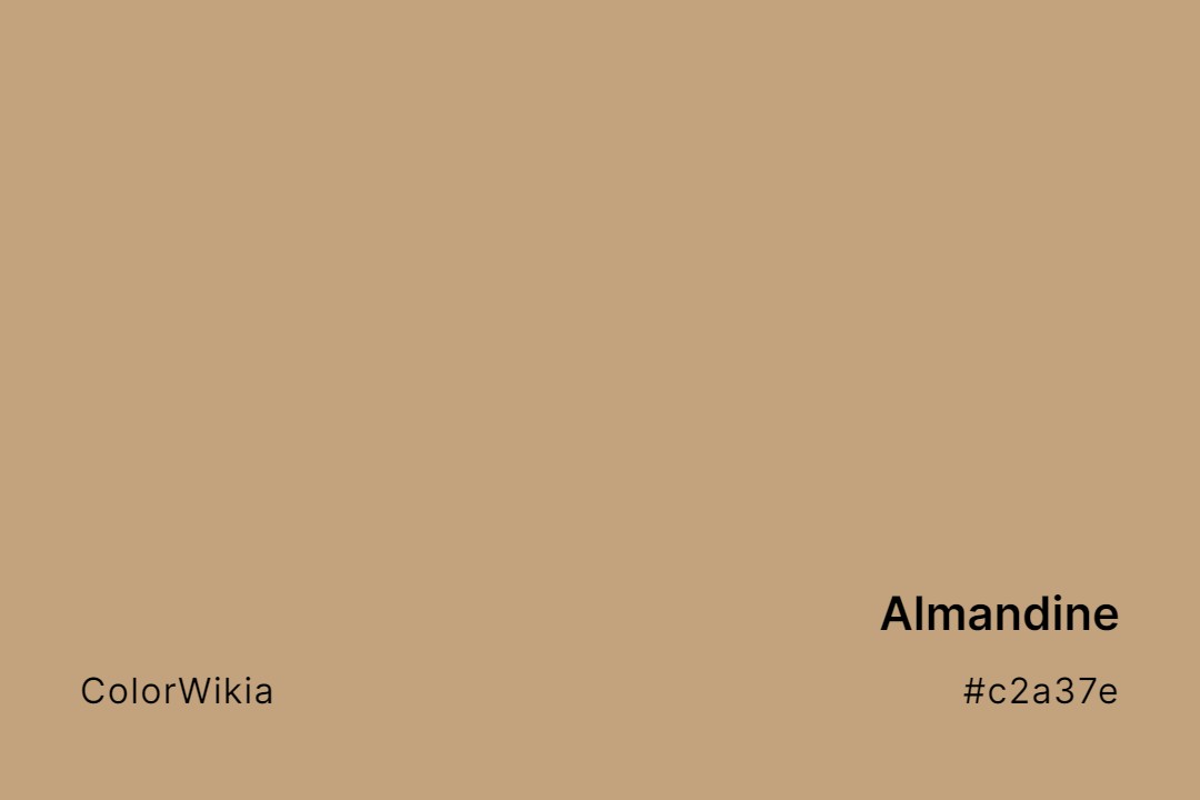 Almandine Color – #c2a37e: Codes and Complete Breakdown