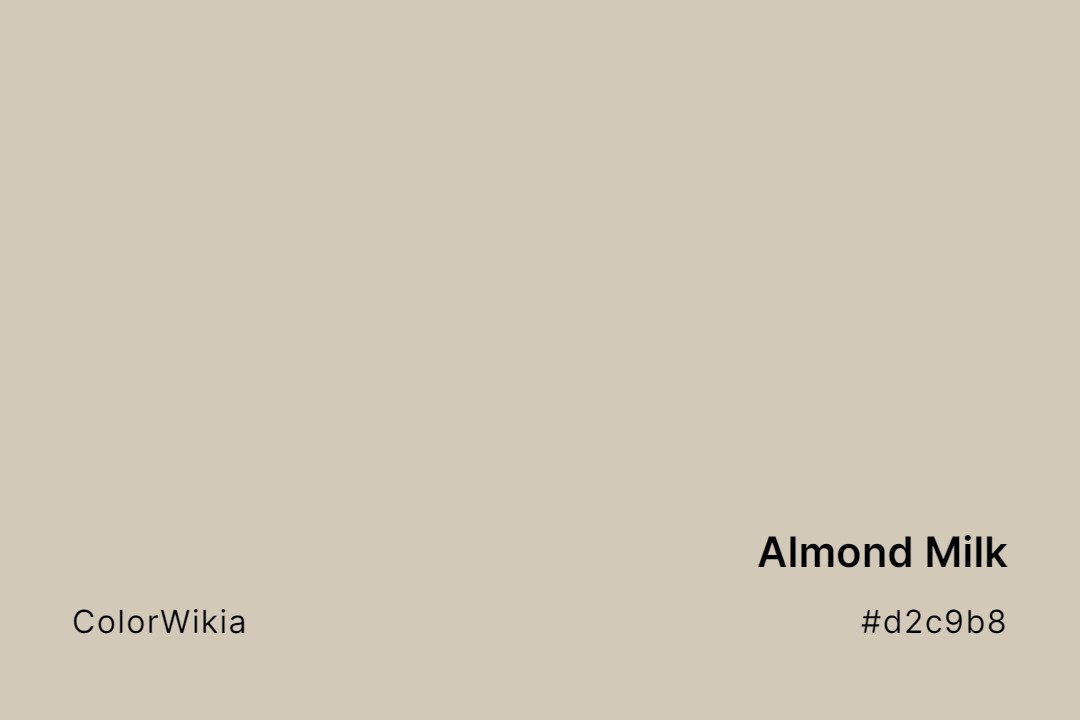 Almond Milk Color – #d2c9b8: Codes and Complete Breakdown