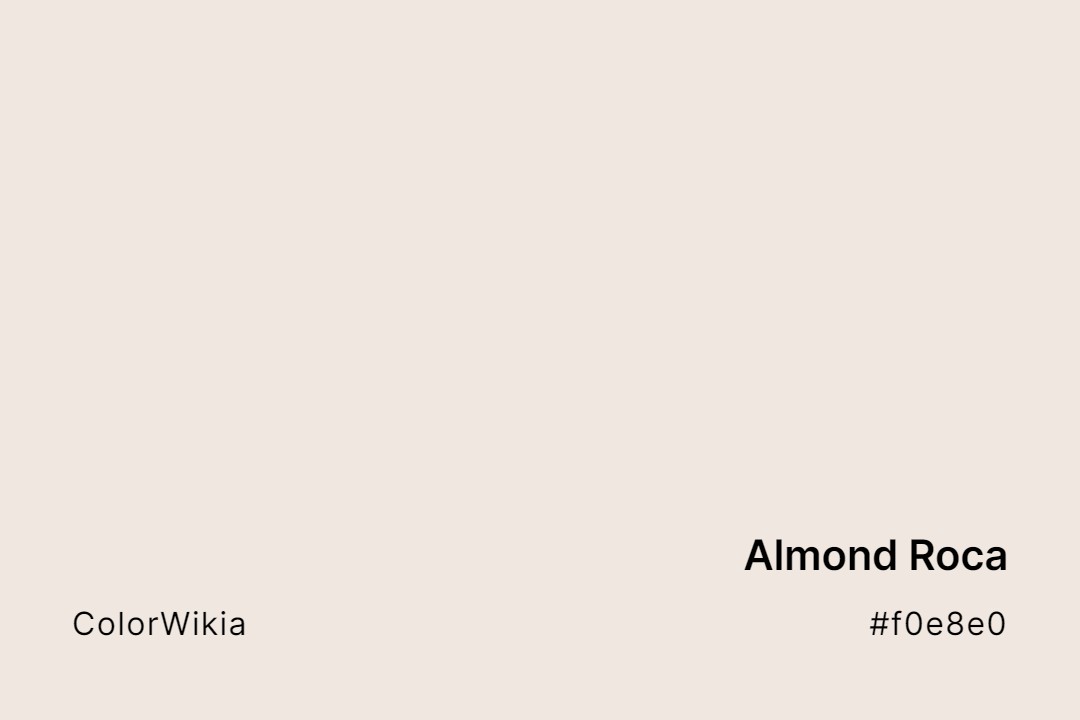 Almond Roca Color – #f0e8e0: Codes and Complete Breakdown