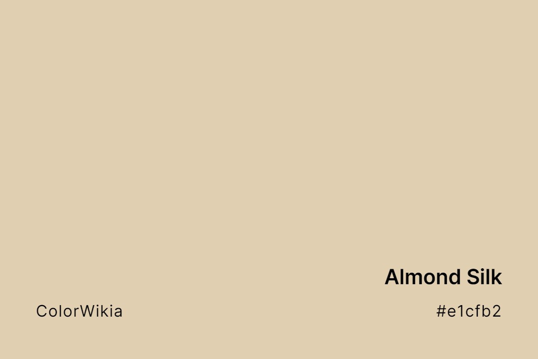 Almond Silk Color – #e1cfb2: Codes and Complete Breakdown
