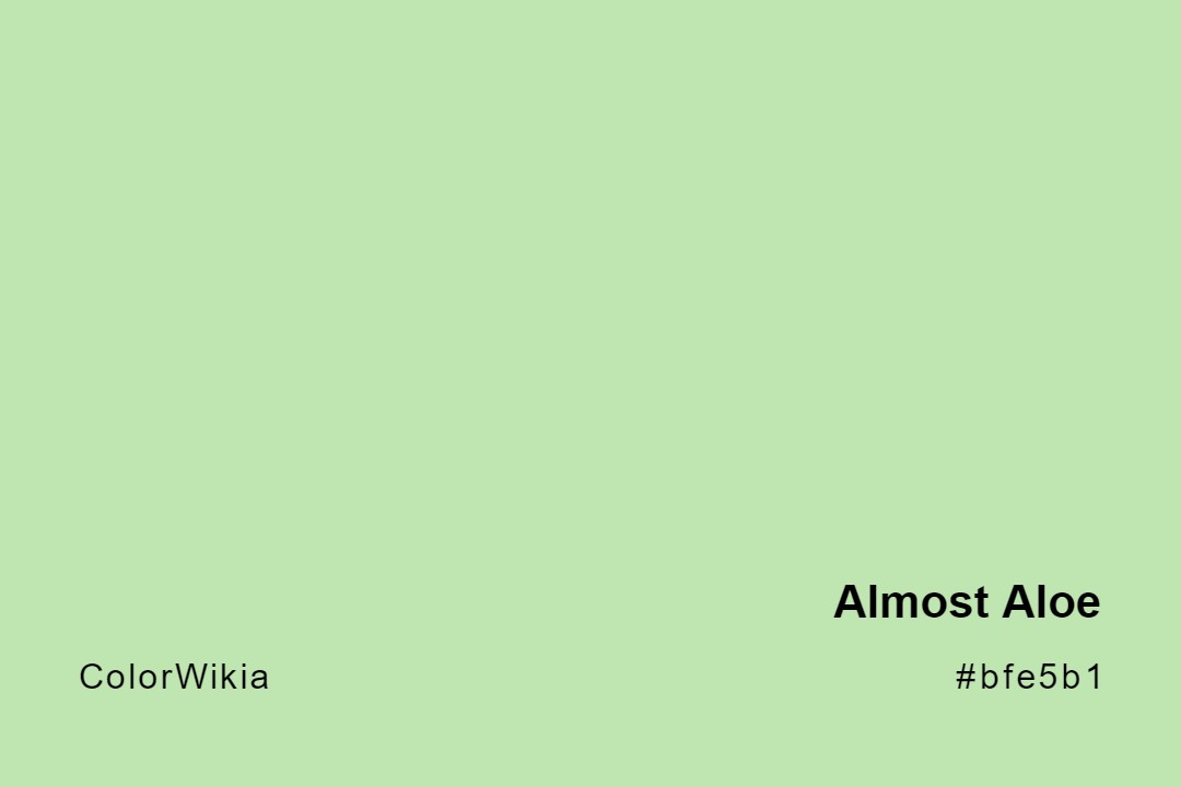 Almost Aloe Color – #bfe5b1: Codes and Complete Breakdown