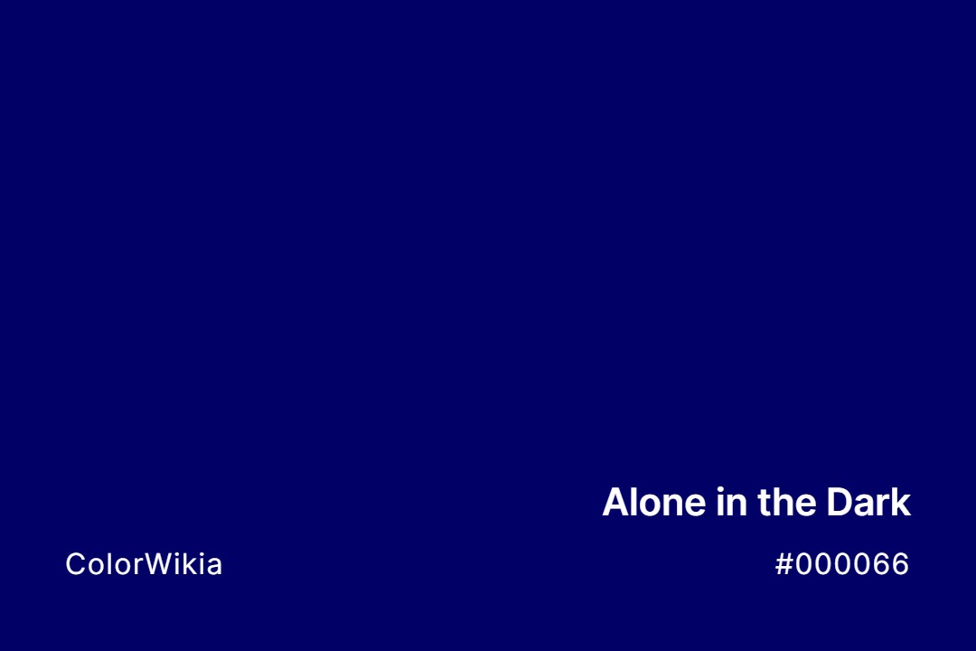 Alone in the Dark Color – #000066: Codes and Complete Breakdown
