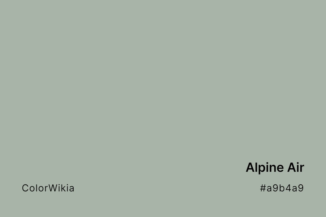alpine air color a9b4a9