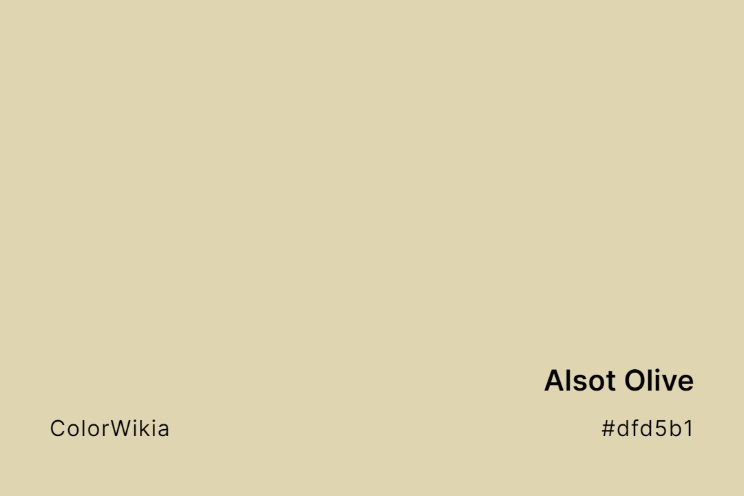Alsot Olive Color – #dfd5b1: Codes and Complete Breakdown