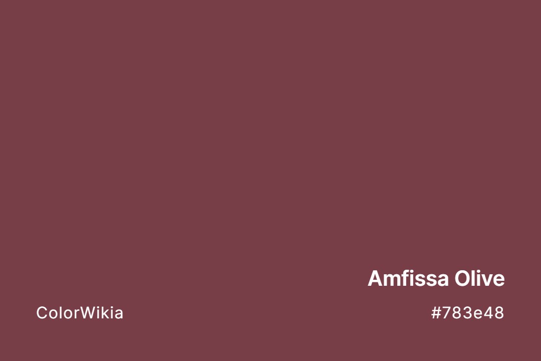 Amfissa Olive Color – #783e48: Codes and Complete Breakdown