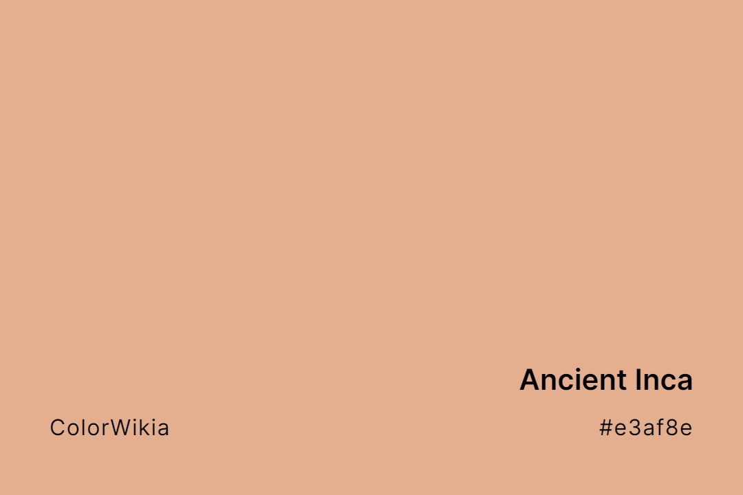 ancient inca color e3af8e