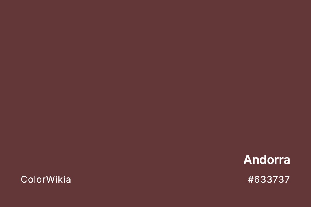 Andorra Color – #633737: Codes and Complete Breakdown