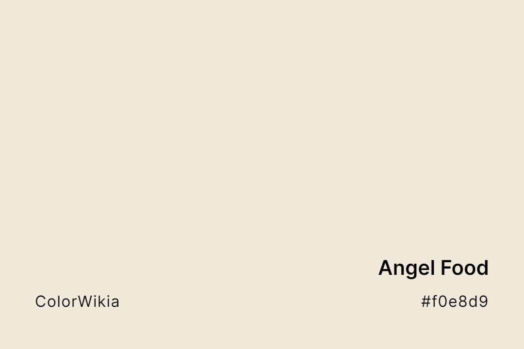 Angel Food Color – #f0e8d9: Codes and Complete Breakdown