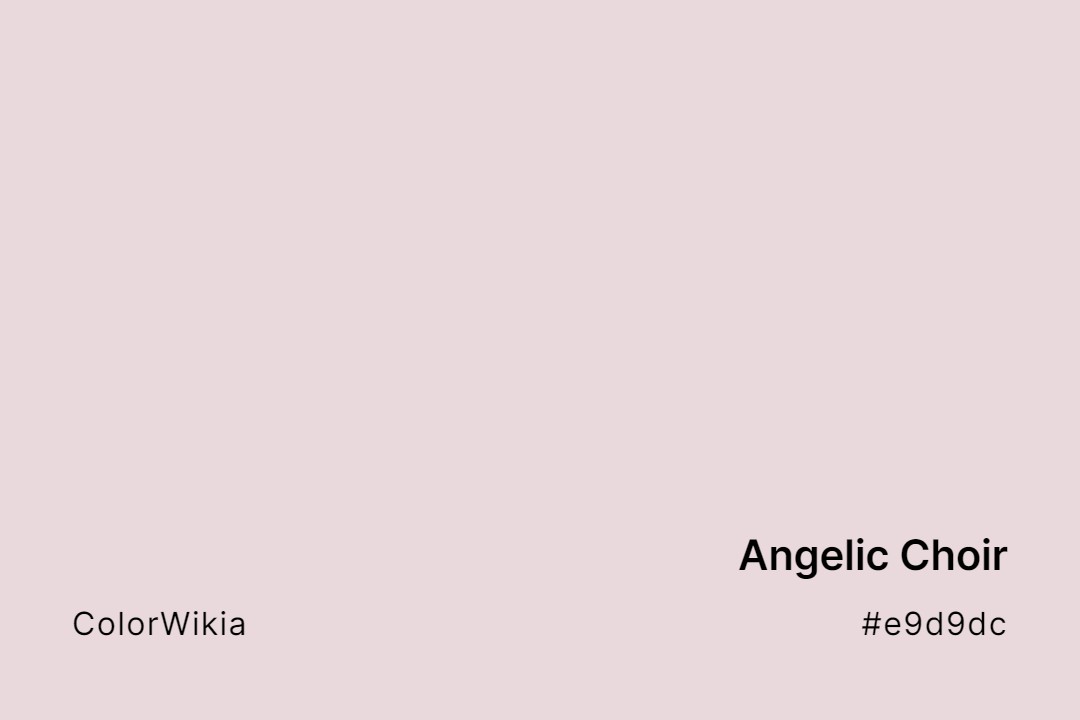 Angelic Choir Color – #e9d9dc: Codes and Complete Breakdown
