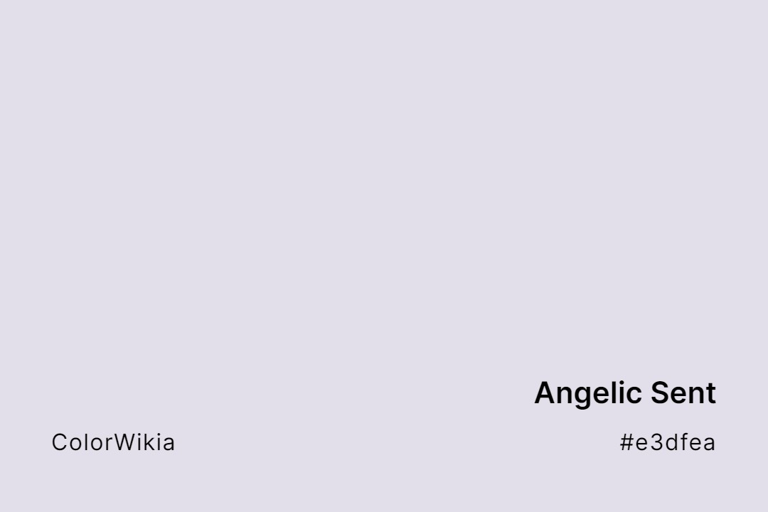 Angelic Sent Color – #e3dfea: Codes and Complete Breakdown