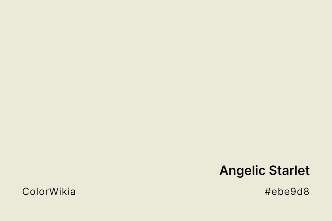 Angelic Starlet Color – #ebe9d8: Codes and Complete Breakdown