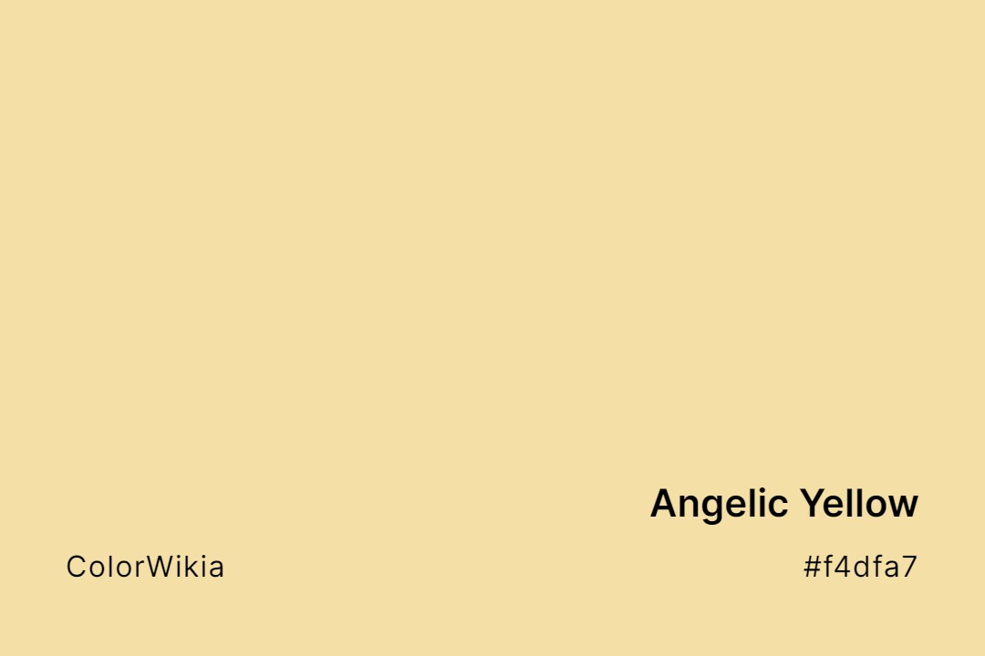 Angelic Yellow Color – #f4dfa7: Codes and Complete Breakdown
