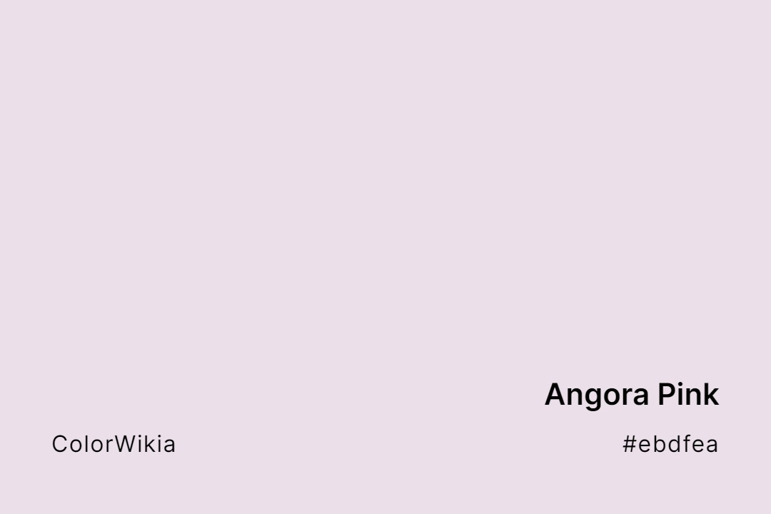 Angora Pink Color – #ebdfea: Codes and Complete Breakdown