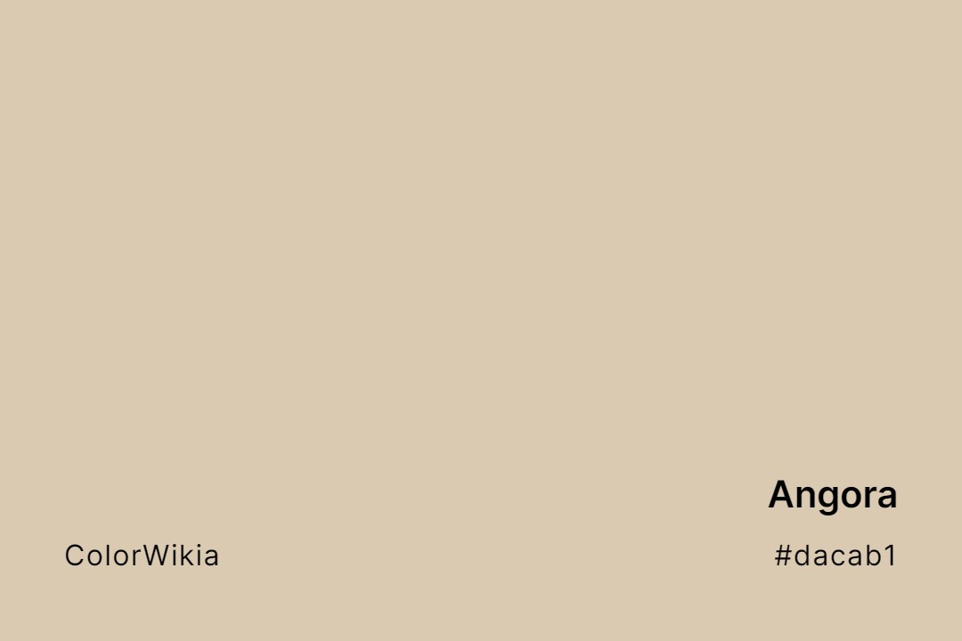 Angora Color – #dacab1: Codes and Complete Breakdown