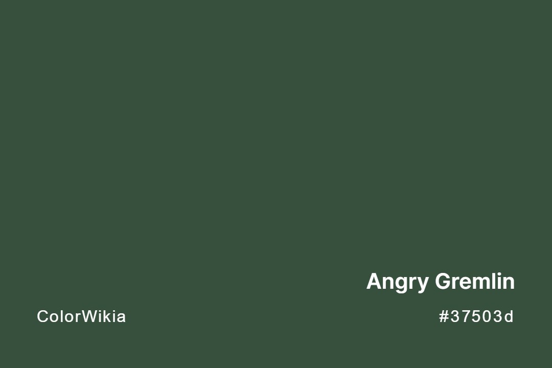 angry gremlin color 37503d