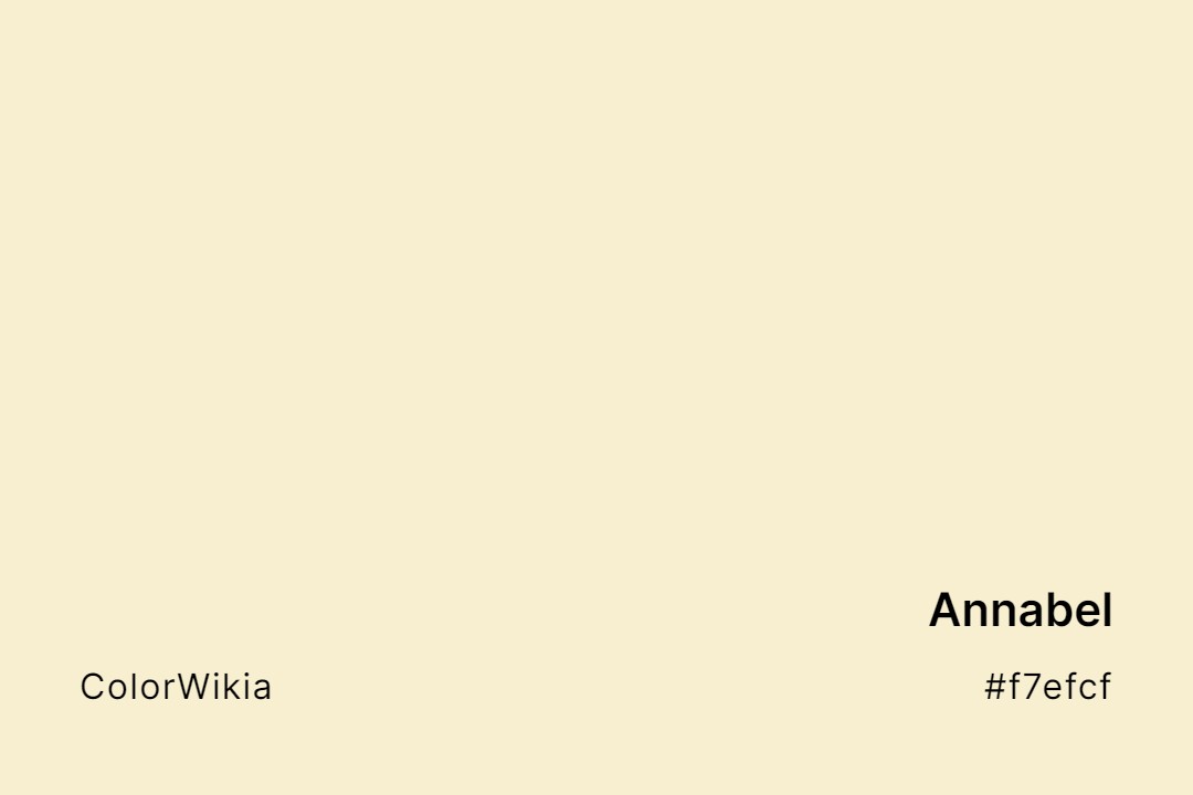 Annabel Color – #f7efcf: Codes and Complete Breakdown