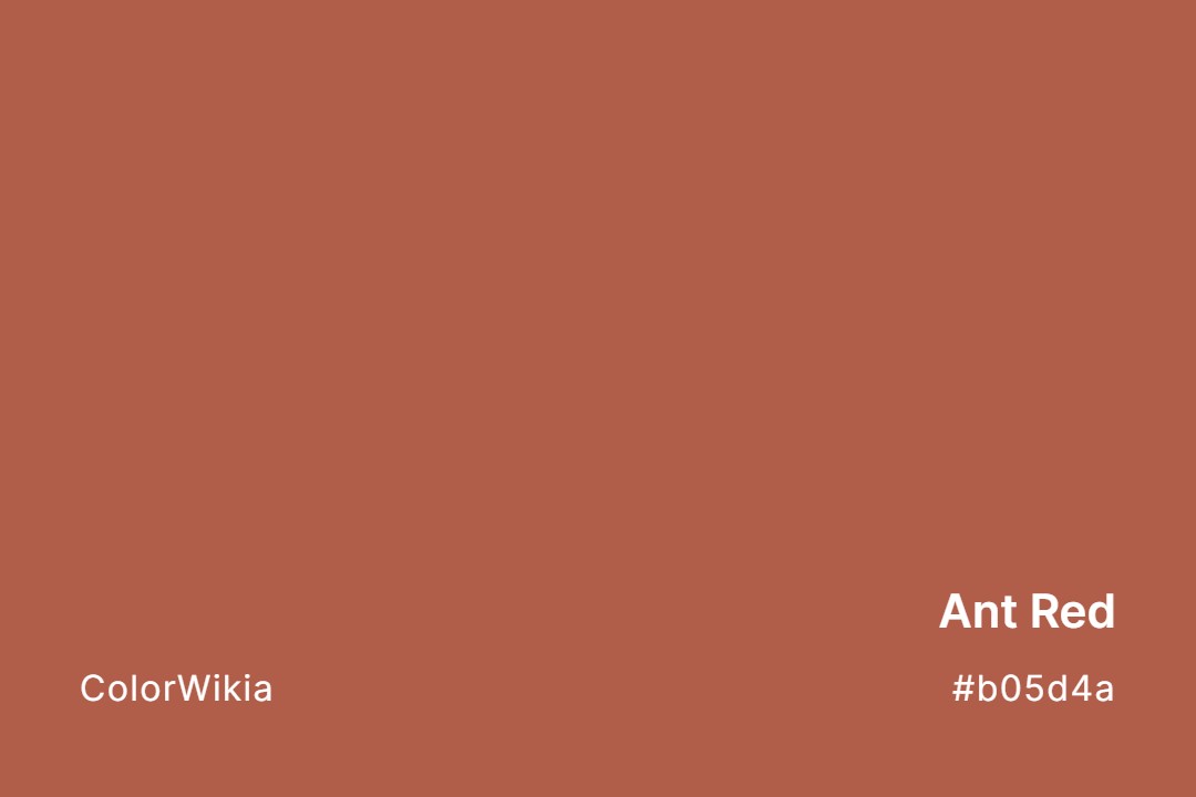 Ant Red Color – #b05d4a: Codes and Complete Breakdown