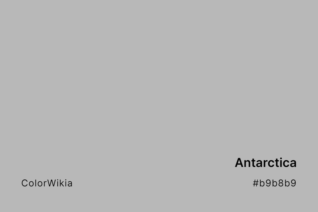 Antarctica Color – #b9b8b9: Codes and Complete Breakdown