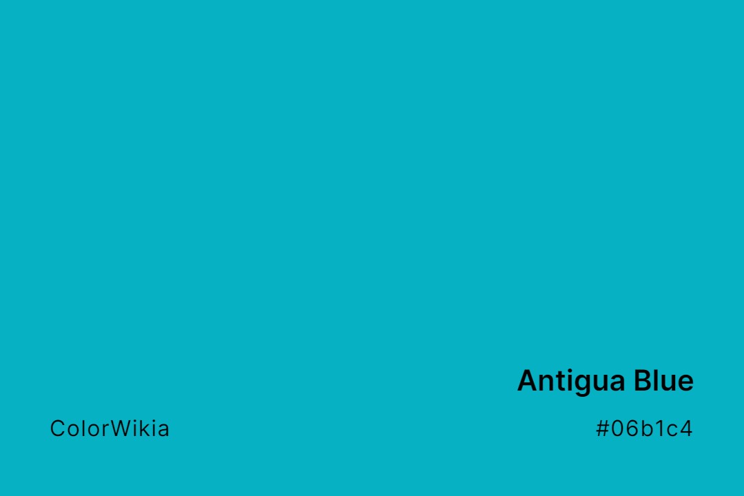 Antigua Blue Color – #06b1c4: Codes and Complete Breakdown