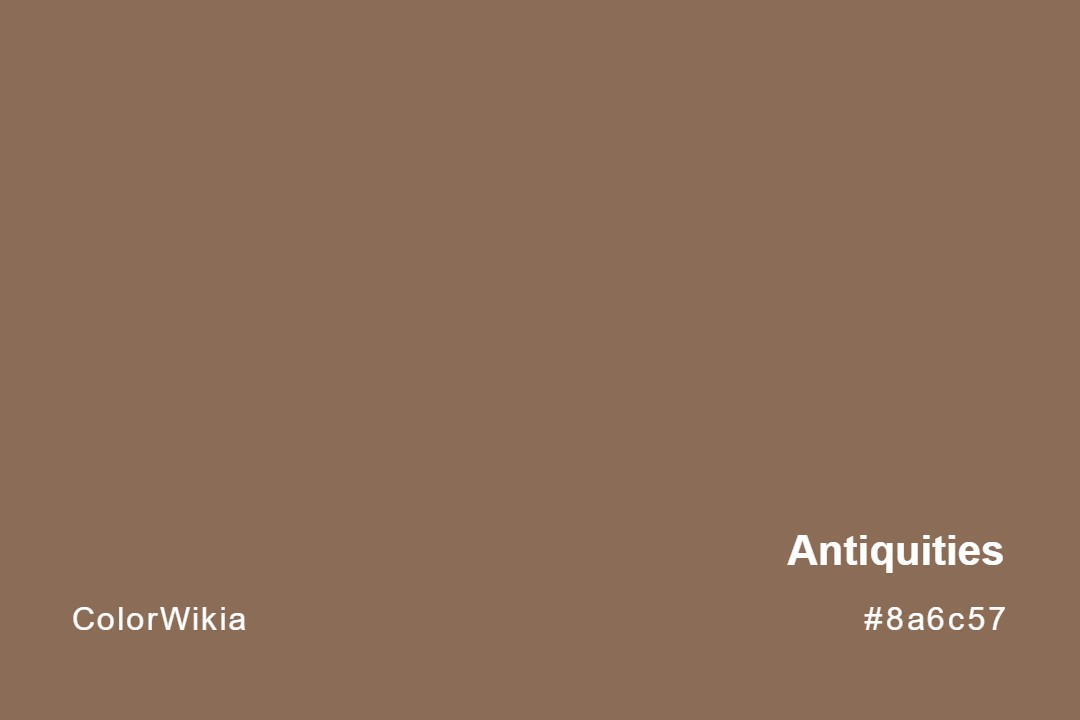 Antiquities Color – #8a6c57: Codes and Complete Breakdown