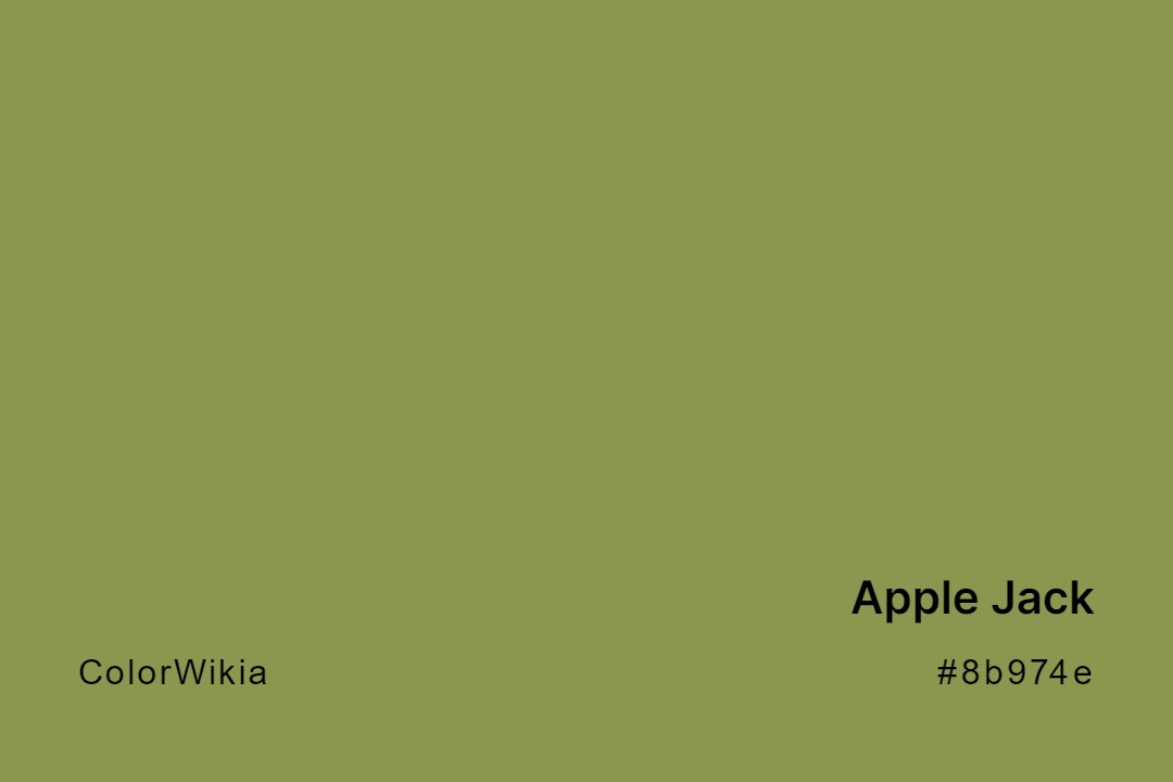 apple jack color 8b974e