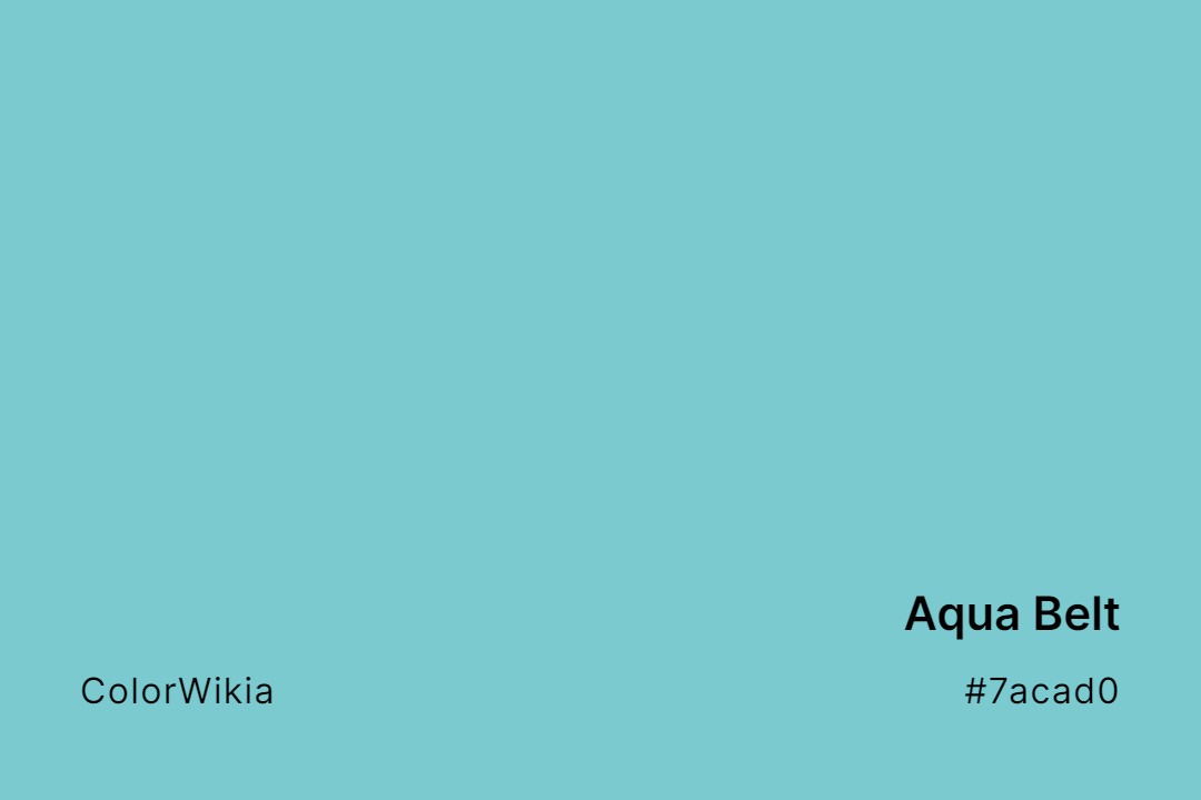 Aqua Belt Color – #7acad0: Codes and Complete Breakdown