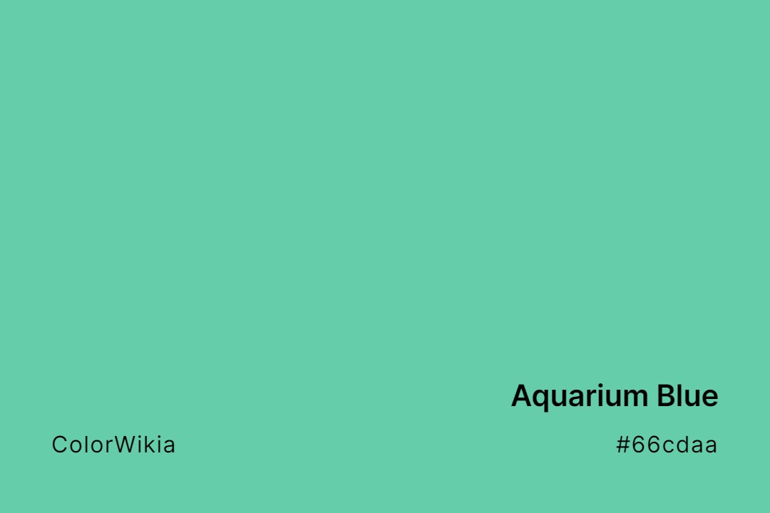 Aquarium Blue Color – #66cdaa: Codes and Complete Breakdown