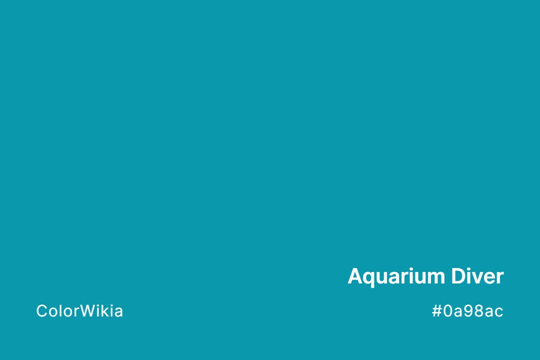 Aquarium Diver Color – #0a98ac: Codes and Complete Breakdown