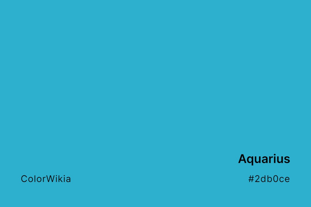 Aquarius Color – #2db0ce: Codes and Complete Breakdown