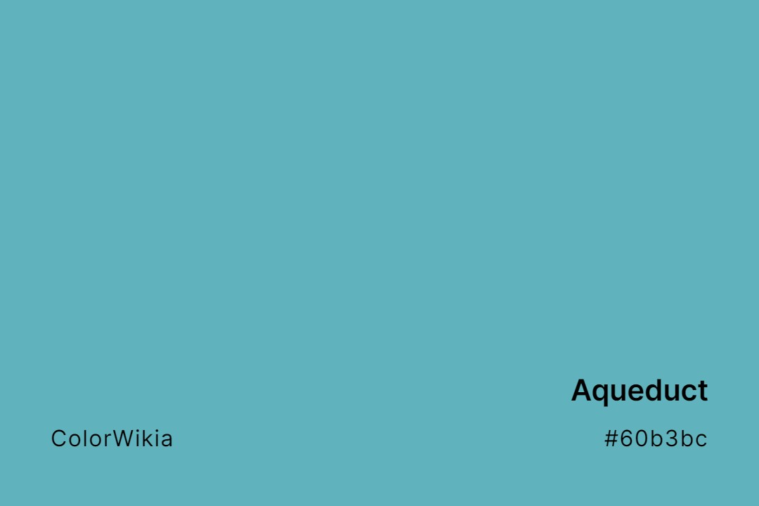 Aqueduct Color – #60b3bc: Codes and Complete Breakdown