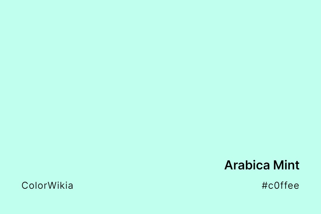 Arabica Mint Color – #c0ffee: Codes and Complete Breakdown