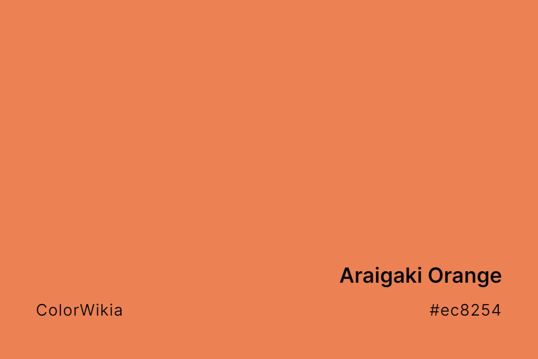 Araigaki Orange Color – #ec8254: Codes and Complete Breakdown