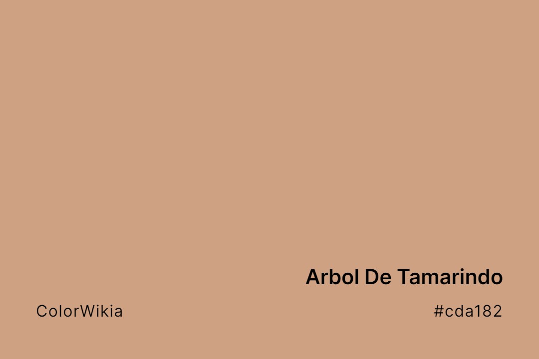 Arbol De Tamarindo Color – #cda182: Codes and Complete Breakdown