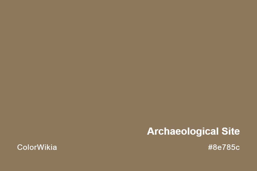 Archaeological Site Color – #8e785c: Codes and Complete Breakdown