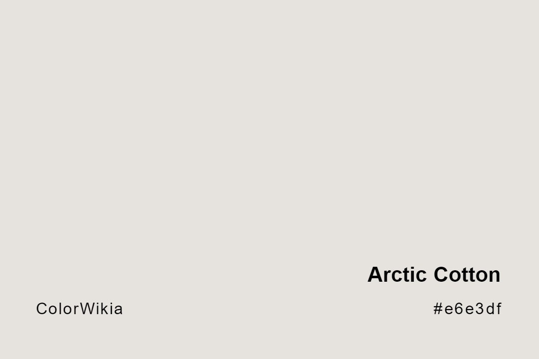 arctic cotton color e6e3df