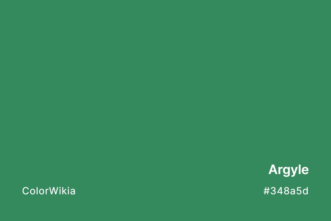 Argyle Color – #348a5d: Codes and Complete Breakdown