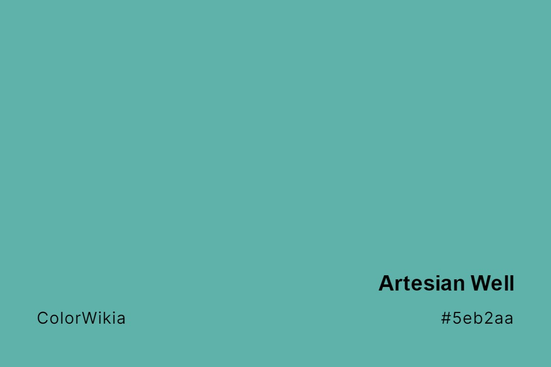 artesian well color 5eb2aa