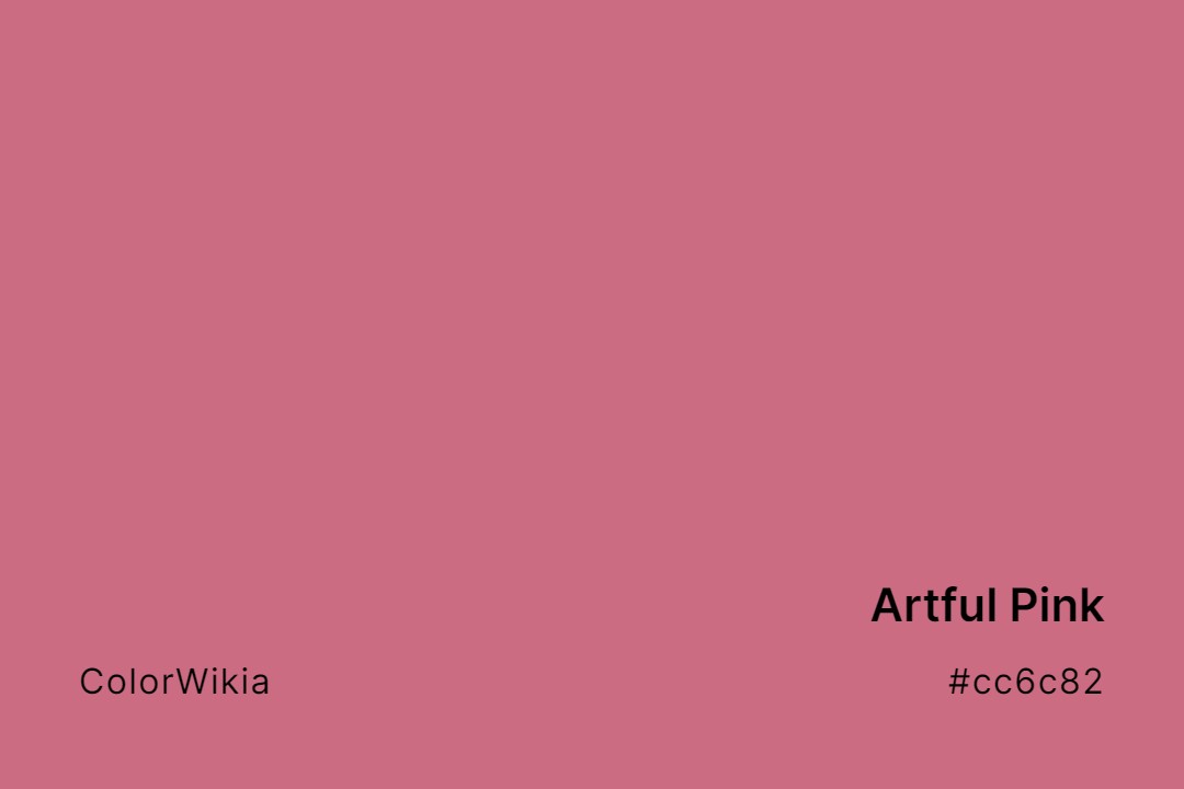 Artful Pink Color – #cc6c82: Codes and Complete Breakdown